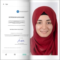 Congratulations to Student Israa Hassan Suleiman Doweidar &ndash; Third Level, German Language Department